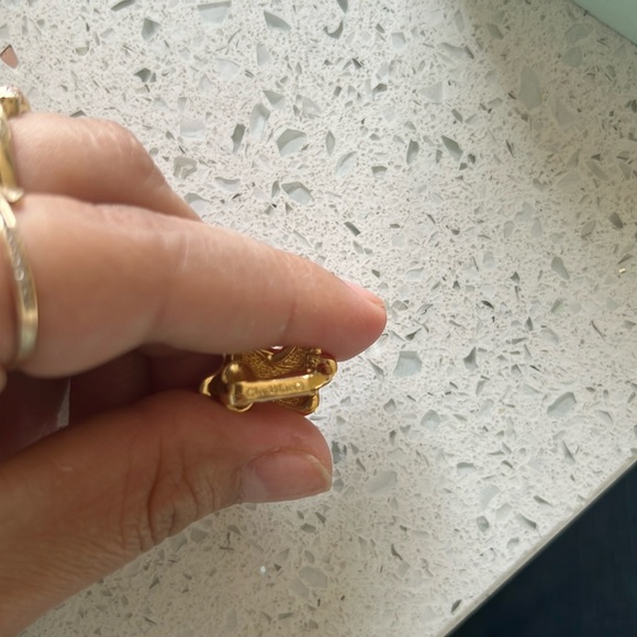 Dior earrings 18k gold plated - Picture 4 of 5